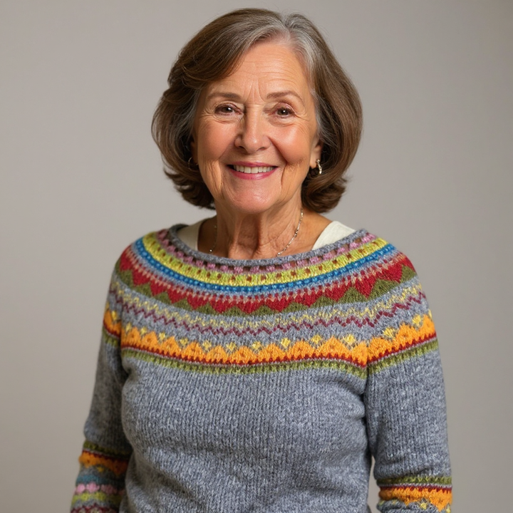 DELACROIX | Maglione con Inserti Arcobaleno Sylvie