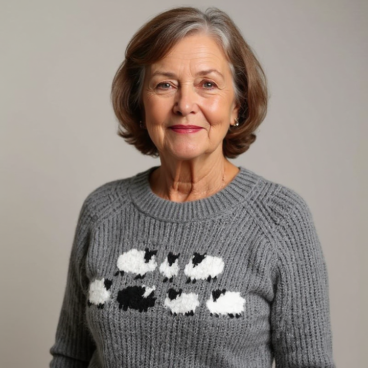DELACROIX | Maglione a Maglia Piccoli Pecore Lucie