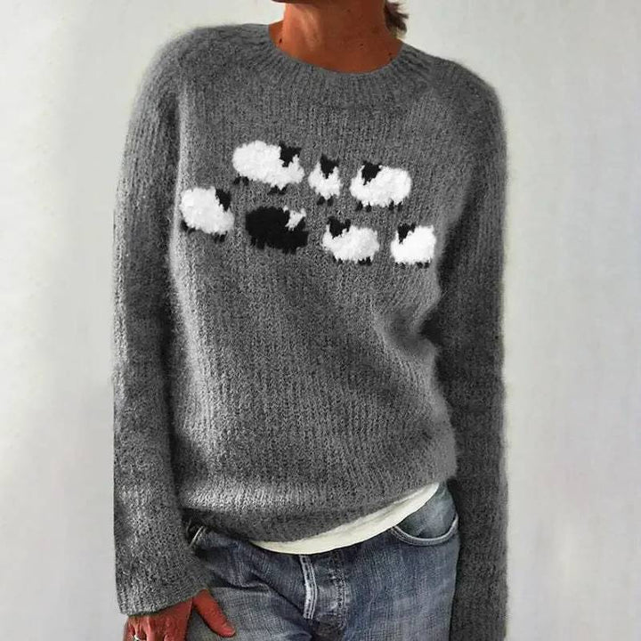 DELACROIX | Maglione a Maglia Piccoli Pecore Lucie