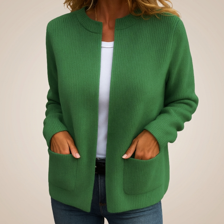 GILET IN MAGLIA CON ZIP PER DONNE