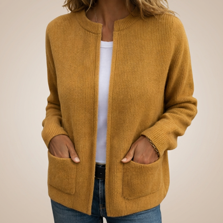 GILET IN MAGLIA CON ZIP PER DONNE