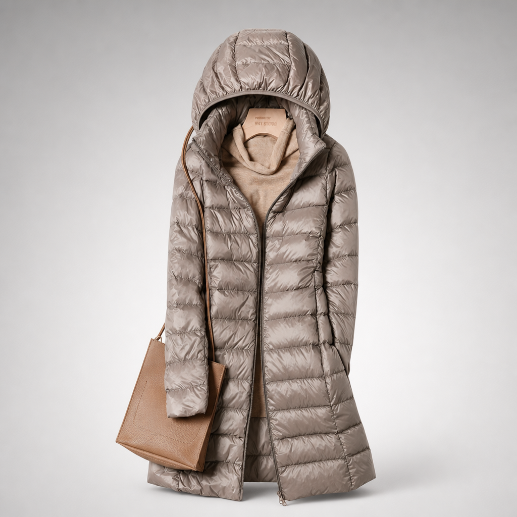 Giacca Piumino Lunga Ultralight Claire