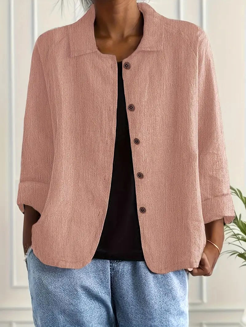 Gabrielle | Giacca Camicia Relaxed con Bottoni