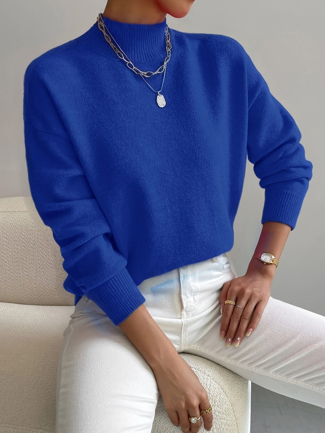 Maglione Collo Alto Morbido Christine