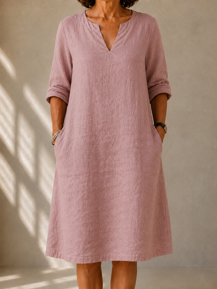 Atelier™ | Abito Fluido Taglio A Martine