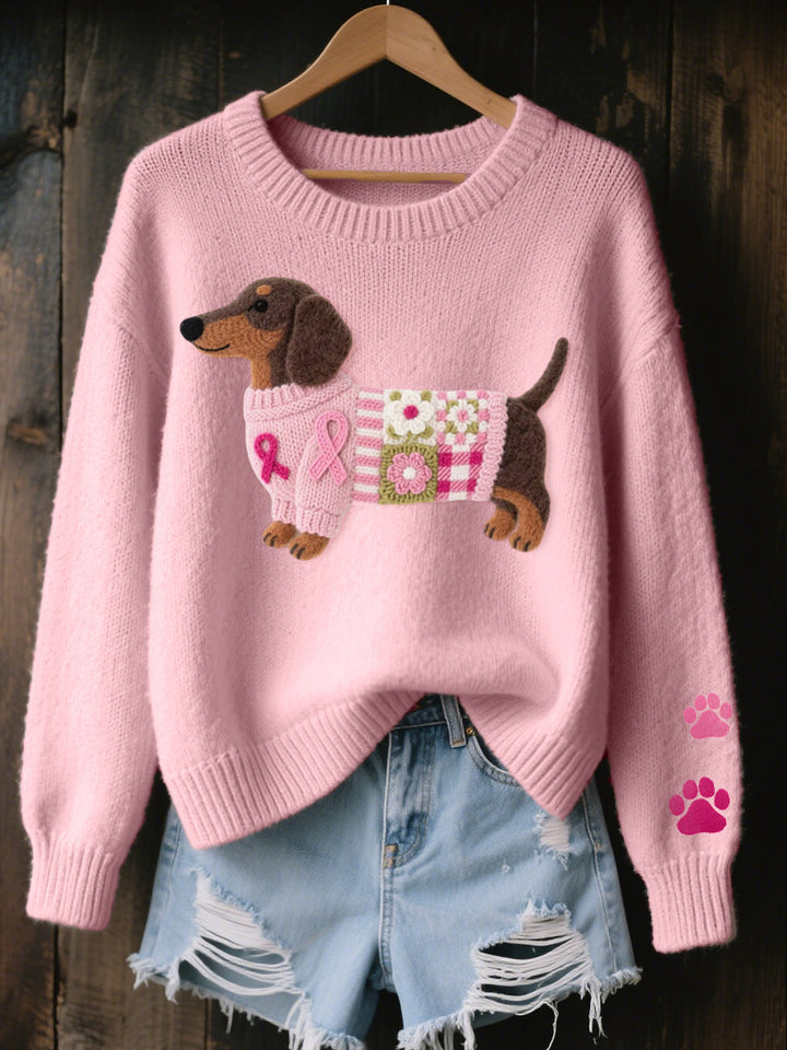 Éloïse | Maglione Morbido con Motivo Dachshund