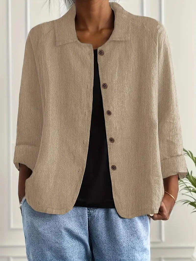 Philippa | Giacca Camicia Relaxed con Bottoni